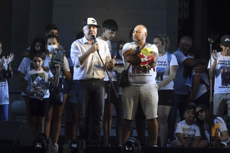 Familiares vienen pidiendo justicia por Lucas y ha habido hasta enfrentamientos con la Policía Foto: Telam