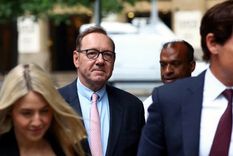 Kevin Spacey Spacey llegado al tribunal de Londres donde será juzgado. Foto: Efe.