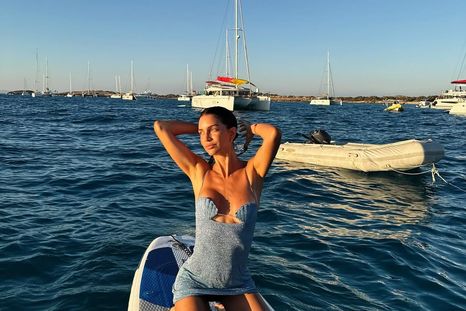 El look multifacético de Zaira Nara. El look multifacético de Zaira Nara.