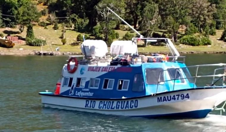 La embarcación que naufragó en el vecino país. Foto: X, @infoschile