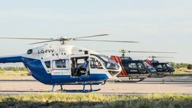 Los helicópteros provinciales.
