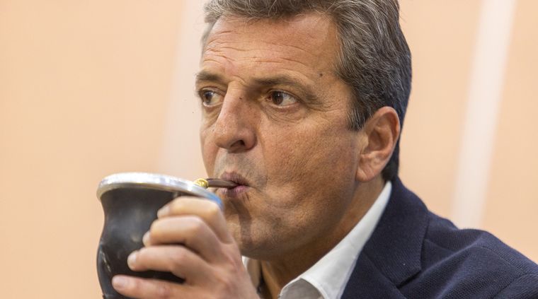 Sergio Massa estuvo solo cuatro horas en Mendoza Foto: FOTO/MDZ