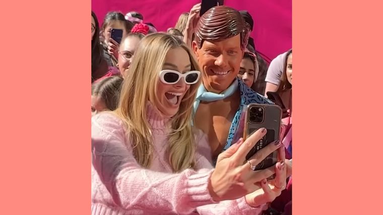 Barbie Margot Robbie enmudeció a todos desde Seoul. Foto: @barbiethemovie