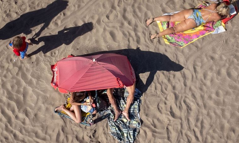 Las playas, un imán para los turistas austeros Foto: Archivo Télam
