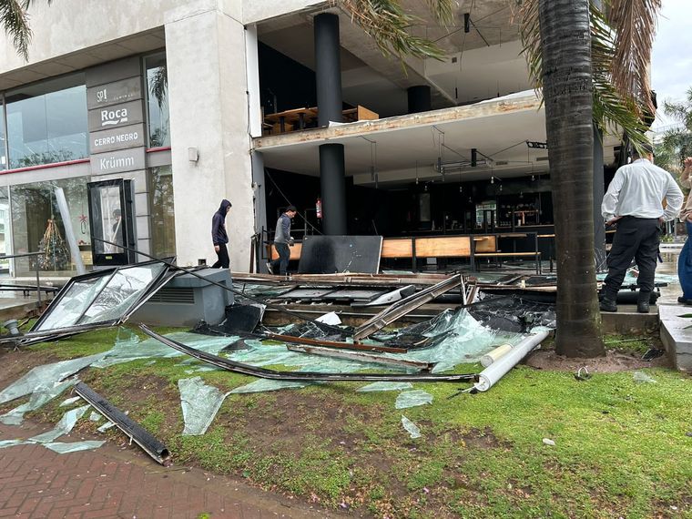 Comercios destrozados en Nordelta Foto: Archivo