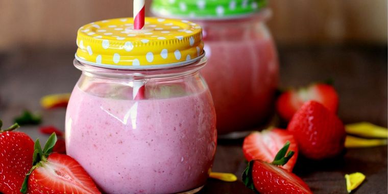 Licuado de fresas Foto: pixabay