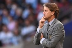 Mancini dejó de ser el DT del seleccionado italiano. Foto: EFE Mancini dejó de ser el DT del seleccionado italiano. Foto: EFE