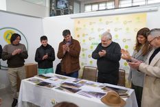 El Hospital Español, la Municipalidad de Junín y la Planta de Reciclado Junín Punto Limpio llevaron adelante la firma de un convenio de colaboración público-privada Foto: Mendoza Comunica