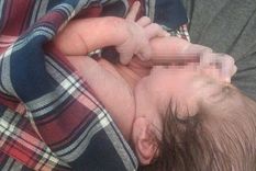 La beba tenía solo algunas horas de vida