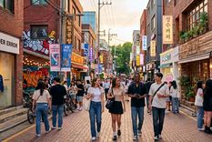 Seongsu-dong transformó antiguas fábricas y depósitos en un escenario urbano con tiendas de moda,cafés, galerías y restaurantes.