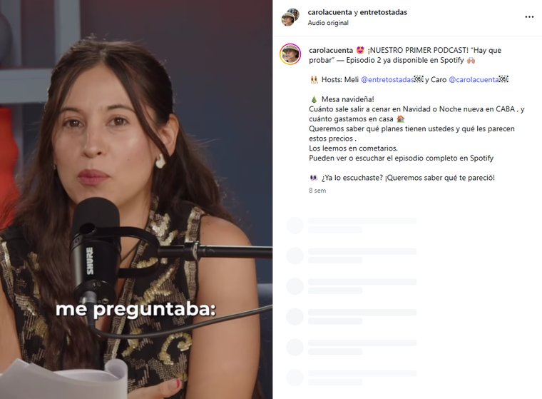 Carola Cuenta y Melisa de Entre Tostadas se unieron para hacer el Podcast “Hay que probar”. Carola Cuenta y Melisa de Entre Tostadas se unieron para hacer el Podcast “Hay que probar”.