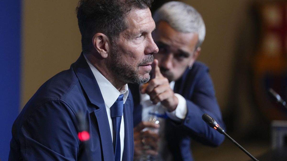 El Cholo Simeone se quebró en plena conferencia al despedir a Antoine Griezmann: 