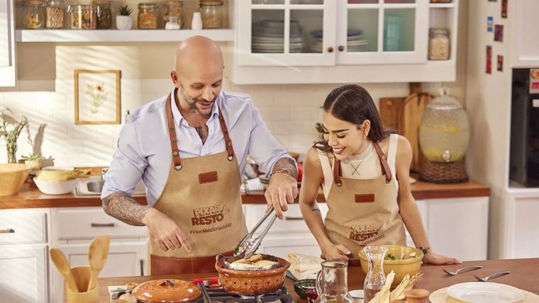 Cocinar en pareja Foto: MDZ Cocinar en pareja Foto: MDZ