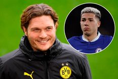 Edin Terzic - Enzo Fernández El técnico del Borussia Dortmund elogió al volante argentino del Chelsea en la previa de su partido por Champions League.