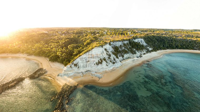 Una playa de Brasil con paisajes únicos.&nbsp;