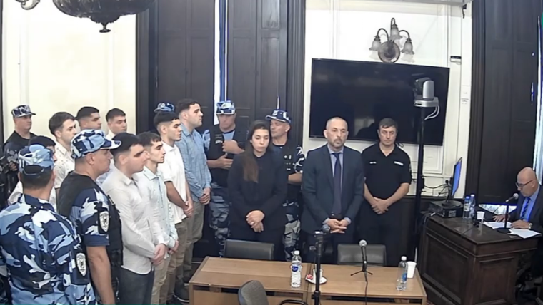 Los rugbiers que fueron juzgados. Foto: Archivo Los rugbiers que fueron juzgados. Foto: Archivo