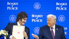 Javier Milei volverá a verse cara a cara con Donald Trump en la primera cumbre del Consejo de Paz en Estados Unidos. Javier Milei volverá a verse cara a cara con Donald Trump en la primera cumbre del Consejo de Paz en Estados Unidos.