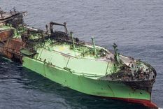 Inicialmente se informó que el Arctic Metagaz se había hundido, pero ha estado a la deriva desde principios de marzo.