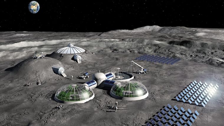 ¿Cómo será la estación lunar internacional? Foto: TekhDecoded.