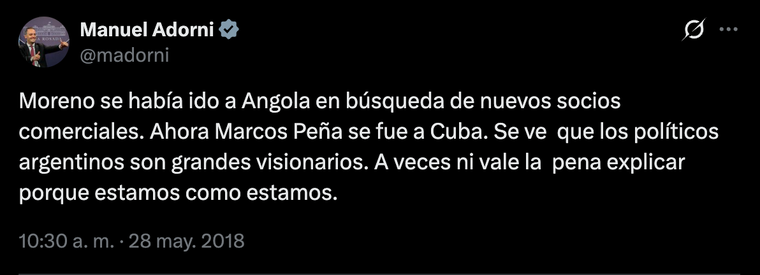 El pasado tuitero de el exjefe de Gabinete. El pasado tuitero de el exjefe de Gabinete.