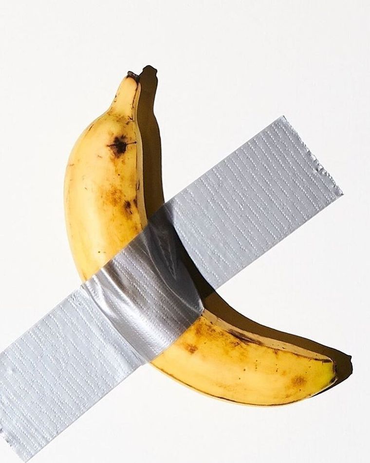 La banana de Cattelan La banana de Cattelan