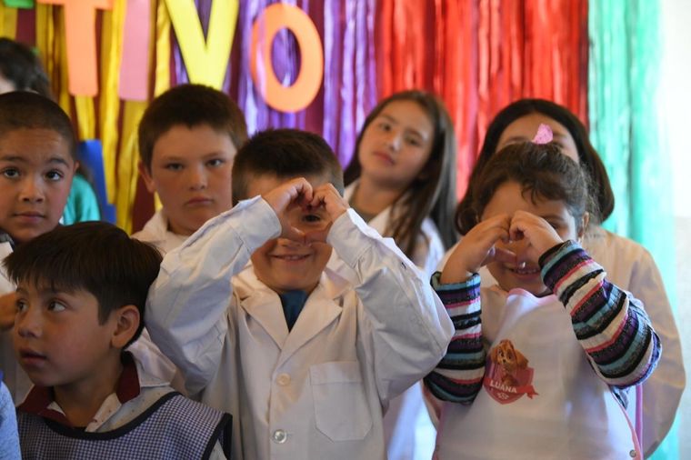 Los chicos vuelven a clases en CABA y en siete provincias. Foto: Gobierno de Chubut
