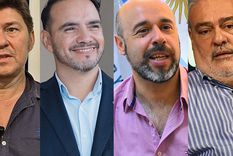 Los candidatos a la gobernación de Corrientes.
