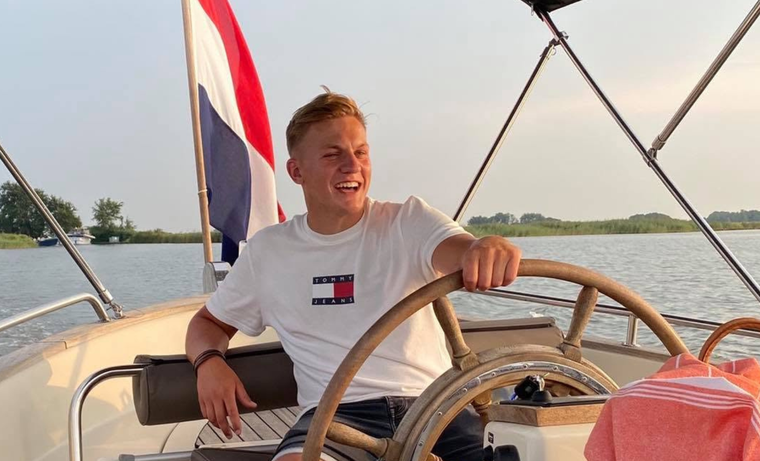 Mark Lensink, el joven neerlandés que murió en el río Iguazú.