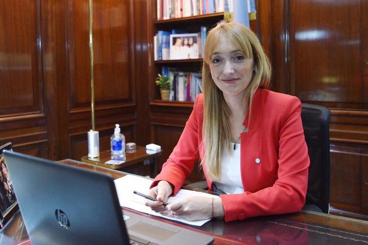 La senadora nacional Anabel Fernández Sagasti.