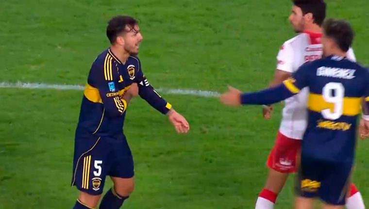Leandro Paredes se la terminó agarrando con Milton Giménez en pleno Boca-Huracán.