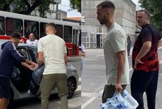 Germán Pezzella, comprometido con Bahía Blanca. El gesto solidario del capitán de River tras la trágica inundación. Foto: Gentileza Germán Pezzella, comprometido con Bahía Blanca. El gesto solidario del capitán de River tras la trágica inundación. Foto: Gentileza