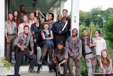 the walking dead: mira imagenes del detras de escena the walking dead: mira imagenes del detras de escena