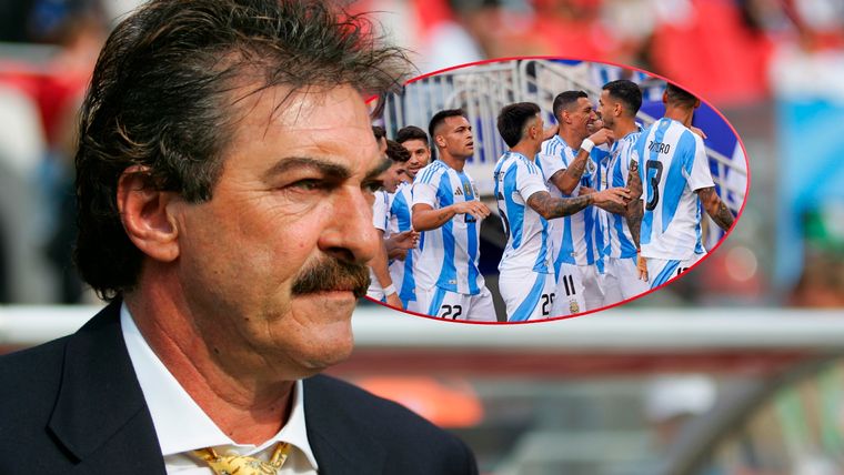 La Volpe habló sobre la posibilidad de que México enfrente a la Selección argentina en los cuartos de final de la Copa América. Foto: archivo y NA