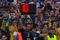 10 minutos de adición tuvo el segundo tiempo entre Rosario Central y Boca