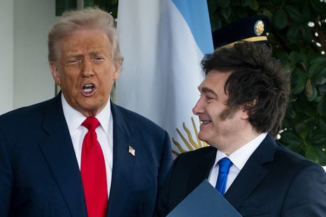 Javier Milei junto a Donald Trump. Javier Milei junto a Donald Trump.