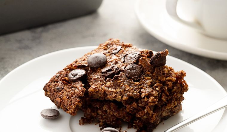 Receta de avena horneada con cacao Receta de avena horneada con cacao