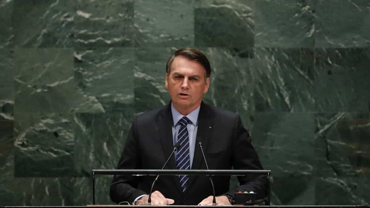 El presidente de Brasil, Jair Bolsonaro.