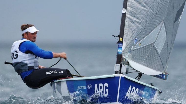 Olezza terminó sexto en la clase Finn de vela. Foto: Deportes Argentina