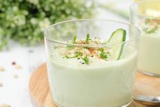 Crema fría de pepino y yogur Foto: ABC de Sevilla (sevilla.abc.es) Crema fría de pepino y yogur Foto: ABC de Sevilla (sevilla.abc.es)