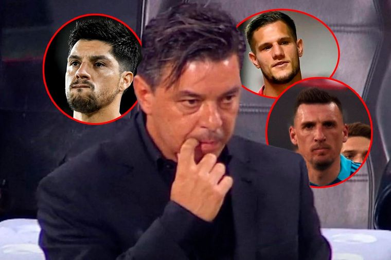 Varios referentes de River se acercaron a Gallardo para pedirle tranquilidad en algunas situaciones: Te necesitamos de otra forma.