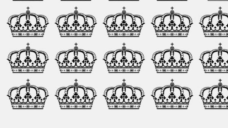 Acertijo visual, reto visual, corona