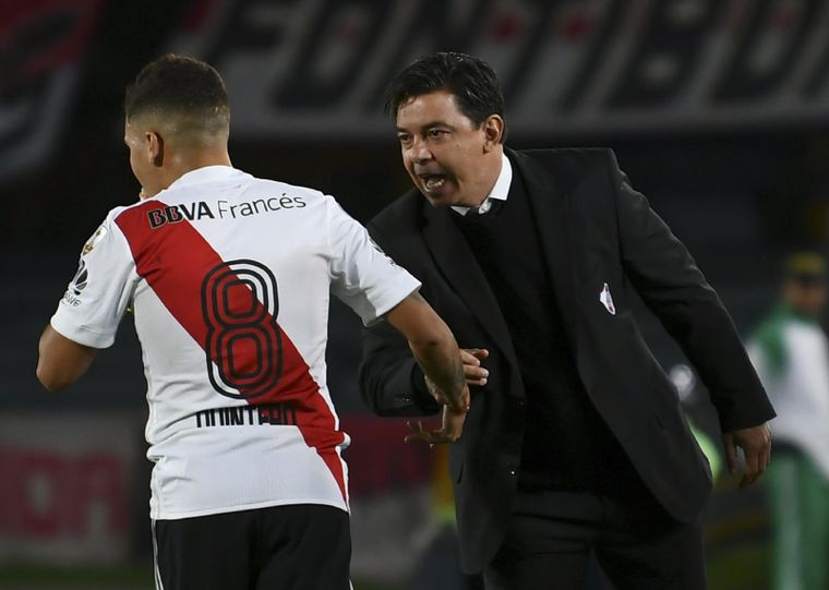 No se vio en TV: la fuerte queja de Juanfer Quintero con Marcelo Gallardo por Salas y cómo reaccionó el DT. Foto: Archivo