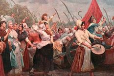 Los Días de Octubre o La Marcha de Octubre, cuando las mujeres marcharon hasta el palacio de Versalles. Foto: GETTY IMAGES