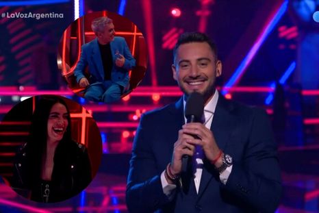 Un momento que se tomó con gracia. Créditos: Captura / TELEFE Un momento que se tomó con gracia. Créditos: Captura / TELEFE