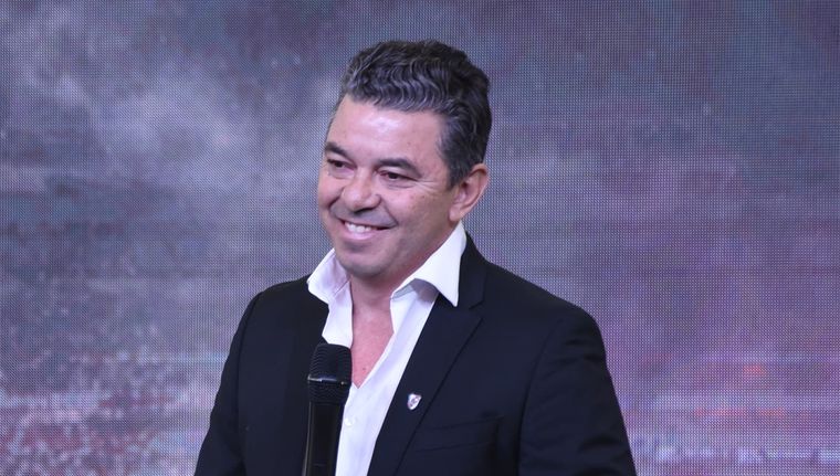 El Muñeco comenzó su segundo ciclo al frente del Millonario. Foto: Juan Mateo Aberastain/MDZ