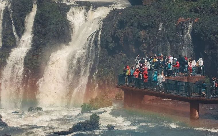 El Parque Nacional Iguazú es uno de los afectados. Foto: Instagram cataratasdoiguacu