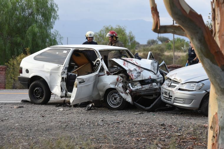 Accidente las heras El terrible impacto Foto: Alfredo Ponce