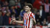 Julián Álvarez convirtió un gol clave para el Atlético de Madrid. Julián Álvarez convirtió un gol clave para el Atlético de Madrid.