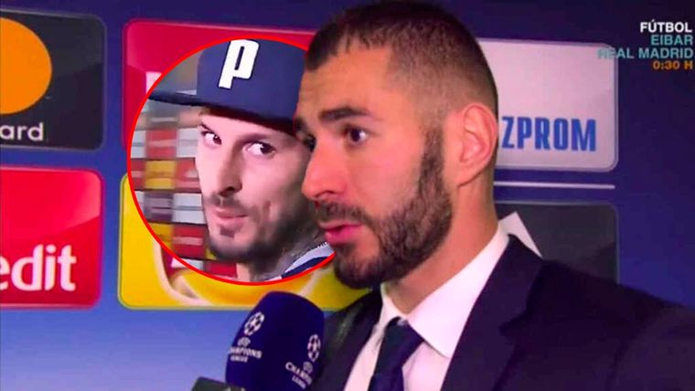 Benzema, uno de los principales protagonistas de los memes que compararon los incidentes en la Champions League con la Libertadores 2018.