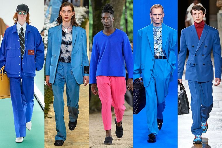 Los colores que usarán los hombre.